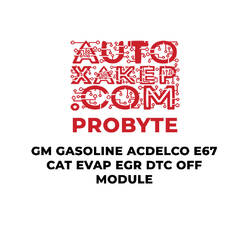 ProByte GM Benzinli ACDELCO E67 CAT EVAP EGR DTC KAPALI Modülü