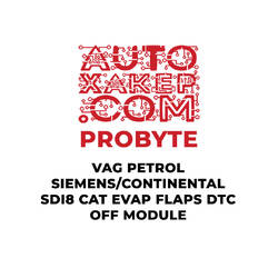 ProByte VAG Petrol SIEMENS/CONTINENTAL SDI8 CAT EVAP FLAPS DTC OFF Modülü