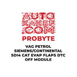 ProByte VAG Petrol SIEMENS/CONTINENTAL SDI4 CAT EVAP FLAPS DTC OFF Modülü