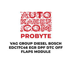 ProByte VAG Group Dizel Bosch EDC17C46 EGR DPF DTC KAPALI FLAPS Modülü