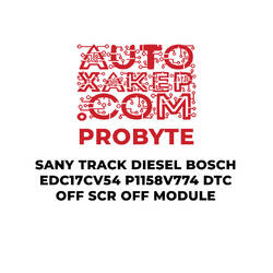 Módulo ProByte SANY TRACK Diesel Bosch EDC17CV54 P1158V774 DTC OFF SCR OFF