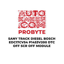Módulo ProByte SANY TRACK Diesel Bosch EDC17CV54 P1453V200 DTC OFF SCR OFF
