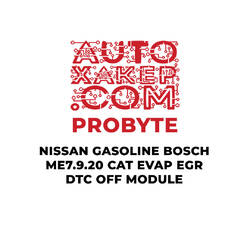Module de désactivation du code d'anomalie du catalyseur, de l'évaporateur et de la recirculation des gaz d'échappement (EGR) ProByte pour Nissan essence Bosch ME7.9.20