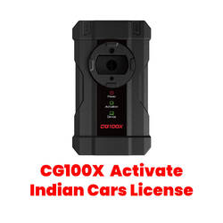 CGDI - CG100X Activation du permis de conduire indien