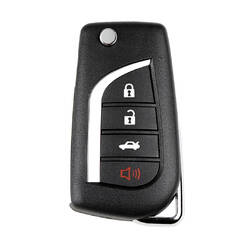 Инструмент для ключей Xhorse VVDI Key Tool VVDI2 с проводным выкидным дистанционным ключом 3+1 кнопки Toyota Type XKTO12EN