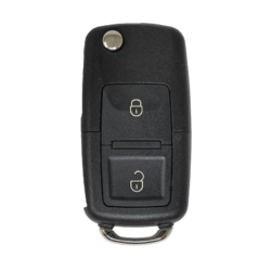 Guscio chiave telecomando Volkswagen 2 pulsanti con testata
