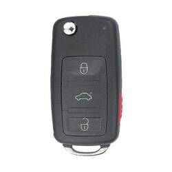 Volkswagen VW Touareg Flip Chave Remota 4 Botões 315MHz PCF7947 Transponder