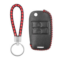 حافظة جلدية لمفتاح Kia Flip Remote Key بزرين KA-J