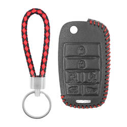 حافظة جلدية لمفتاح Kia Flip Remote Key 5 + 1 أزرار KA-L