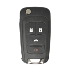 Opel Chevrolet Flip Remote Key Shell 3+1 Buttons