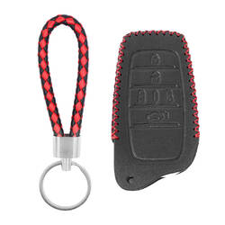 Кожаный чехол для Toyota Previa Tarago Sienna Smart Remote Key 5 кнопок