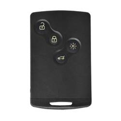 REN Fluence Megane3 Clio4 Remote Card Shell 4 pulsanti con chiave di emergenza NSN14