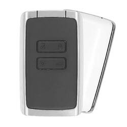 REN Megane 4 Talisman Espace 5 Smart Key Card Shell 4 Buttons White Color
