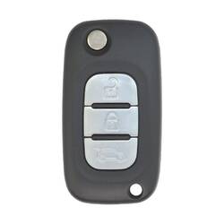 Renault Fluence Megane 3 Flip Remote Anahtar 3 Buton 433MHz PCF7961A Transponder
