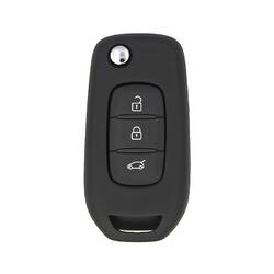 Renault Dacia Flip Remote Anahtar 3 Buton 433MHz AES PCF7961M Transponder