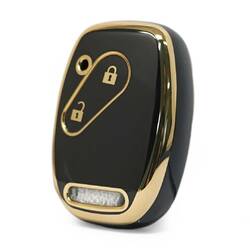 Nano High Quality Cover For Honda Remote Key 2 Buttons Black Color J11J