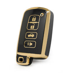 Нано крышка высокого качества для Toyota Camry 2012-2017 дистанционный ключ 3 + 1 кнопки черного цвета