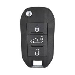 Peugeot выкидной ключ  3 кнопки Slider Door 434MHz чип 4A