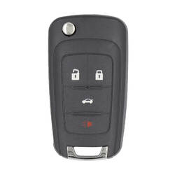 Chevrolet Flip Remote Key 4 Botões 315MHz PCF7937E/41E Transponder