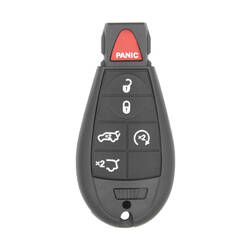 Chrysler Jeep Dodge Fobik Chiave remota 5 + 1 pulsanti 433 MHz con pulsante di avvio ID FCC: M3N5WY783X - IYZ-C01C