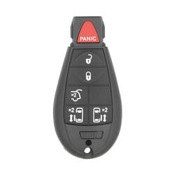 Chiave remota Chrysler Jeep Dodge Fobik 5 + 1 pulsanti con bagagliaio SUV 433 MHz ID FCC: M3N5WY783X, IYZ-C01C