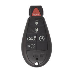 Chrysler Jeep Dodge Fobik Guscio chiave remota 6 pulsanti 2 pulsanti baule