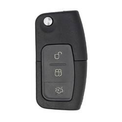 Ford Flip Remote Key Shell 3 Botões Lâmina FO21