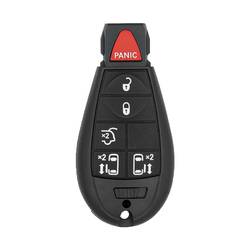 Chrysler Jeep Dodge Fobik Remote Key Shell 5+1 Button Side Doors
