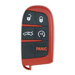 SRT Smart Remote Key Shell Color Red Buttons 4+1