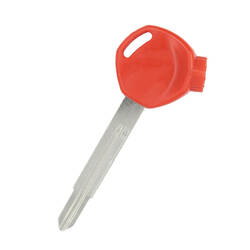 Coque de clé à transpondeur pour moto Honda, couleur rouge, type 9