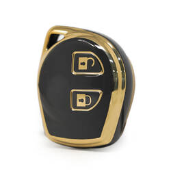 Нано Высококачественная крышка для удаленного ключа Suzuki 2 кнопки черного цвета