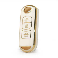 Нано крышка высокого качества для цвета белизны кнопок ключа Мазда удаленного 3