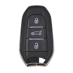 Chave remota inteligente Peugeot Citroen Ds 3 botões 433MHz ID46 Transponder