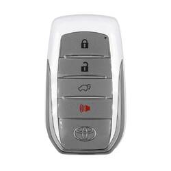Clé à distance intelligente originale de Toyota Fortuner SW4 2016-2022 3+1 boutons 312.11/314.35MH couleur blanche