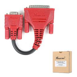 كابل موصل Xhorse XDPGS0GL DB25 DB15 يعمل مع VVDI Prog ومحولات خالية من اللحام