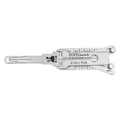 Оригинальный инструмент Lishi 2-in-1 Pick Decoder VA8 / TOY51 + AG 8 разрезов на заготовку ключа VA