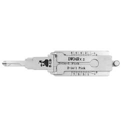 Оригинальный инструмент декодера выбора Lishi 2-в-1 DW04R-AG