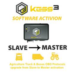 Alientech KESS3SU003 KESS3 Slave Agriculture Truck & Buses OBD Protocols upgrade from Slave to Master activation