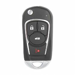 Xhorse VVDI Key Tool VVDI2 Wire Flip Remote Key 3 + 1 botão Buick Style XKBU02EN