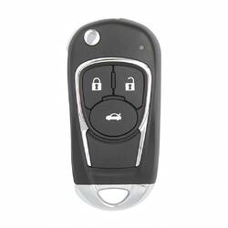 Xhorse VVDI Key Tool VVDI2 Wire Flip Remote Key 3 botões Buick Style XKBU03EN