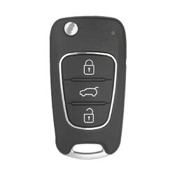 Xhorse VVDI Key VVDI2 Инструмент Беспроводной раскладной дистанционный ключ 3 кнопки KIA Hyundai Стиль ножа XNHY02EN
