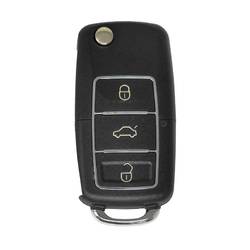 Copiadora Face a Face Universal Flip Remote Key 3 Botões 433MHz VW Cromado Tipo RD264