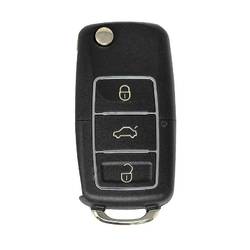 Copiadora Face a Face Universal Flip Remote Key 3 Botões 315MHz VW Cromado Tipo RD264