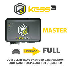 Alientech - KESS3MBP43 / Master Customers Have Cars OBD & Bench/Boot and Want to Upgrade to FULL Master