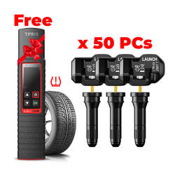 Lanzamiento de 50 sensores TPMS Sensor de goma + TSGUN gratis