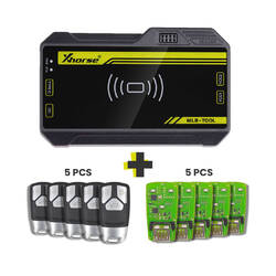 Xhorse XDMLB0 VVDI MLB Tool Ajouter une clé VAG MLB + 5 PCs Xhorse XSMA41EN MLB Smart Remote PCB 3 boutons avec coques