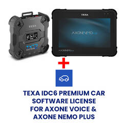 جهاز Texa AXONE NEMO PLUS + جهاز NAVIGATOR TXT MULTIHUB 2 مع رخصة IDC6 كاملة للسيارة وهدية تطبيق Texa