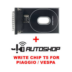 Chip de inmovilización Piaggio Autoshop - Placa RFID + Chip de escritura T5 para activación de software Piaggio/Vespa