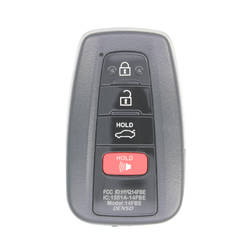 Toyota Avalon 2019-2023 Chave remota inteligente original 4 botões 312,11 / 314,35 MHz 8990H-07010