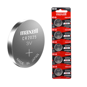 Scheda batteria universale Maxell CR2025 (confezione da 5 pezzi)